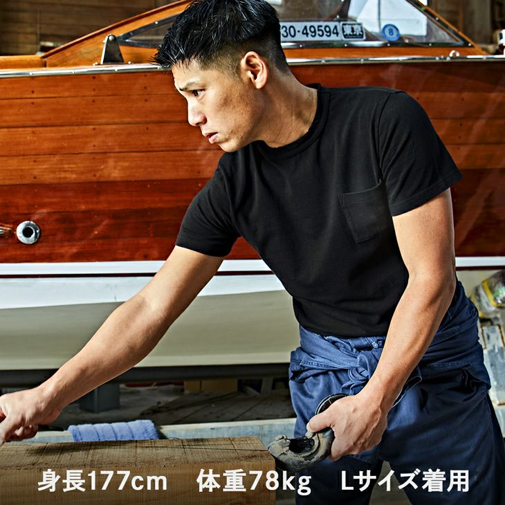 ベースガーメンツ ヘビーウエイト クルーネックTシャツ