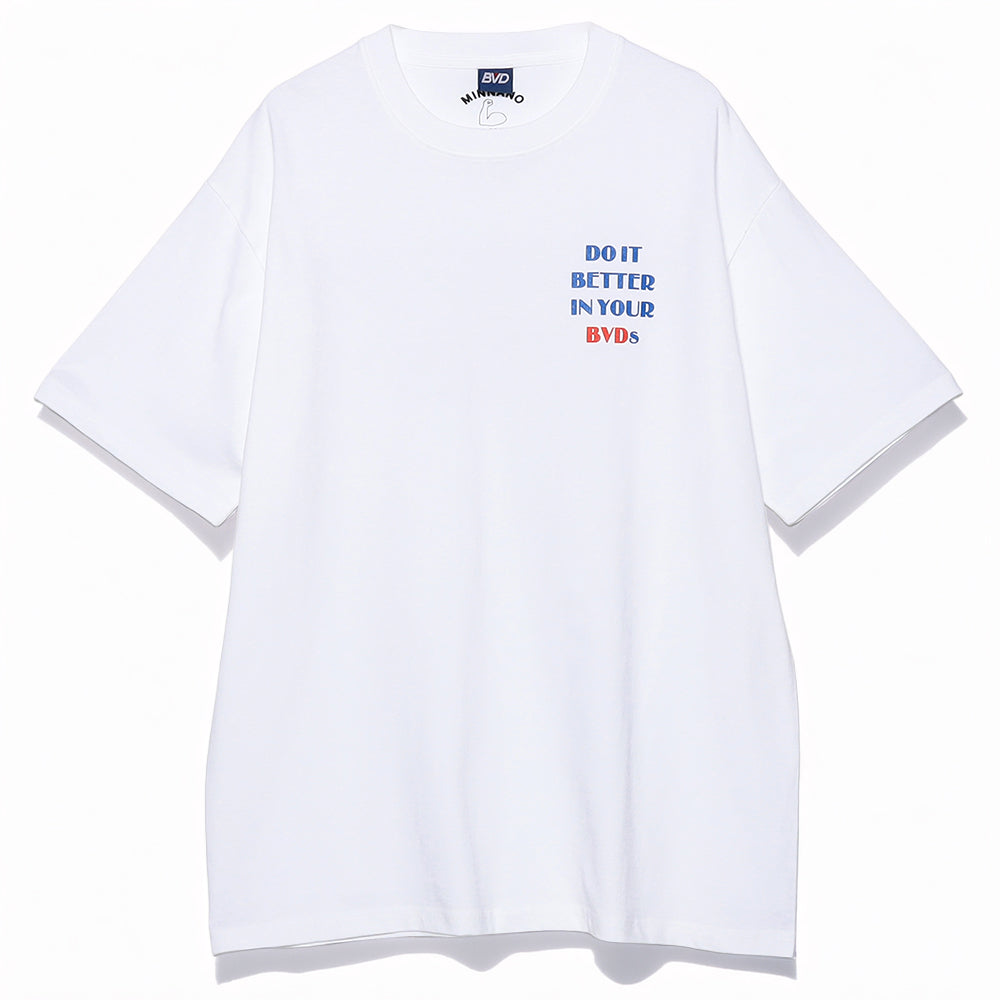 B.V.D.×MINNANO DO IT BETTER TEE | B.V.D. OFFICIAL ONLINE STORE