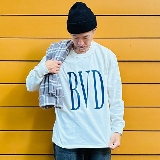 BVD LOGO HEAVY L/S TEE
