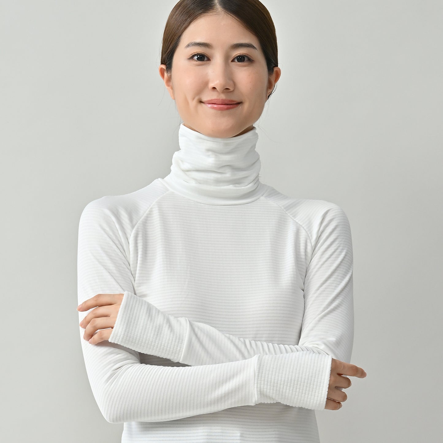 【Ladies】瞬暖 GRID-TEC+ Ladies Turtleneck Thumbhole