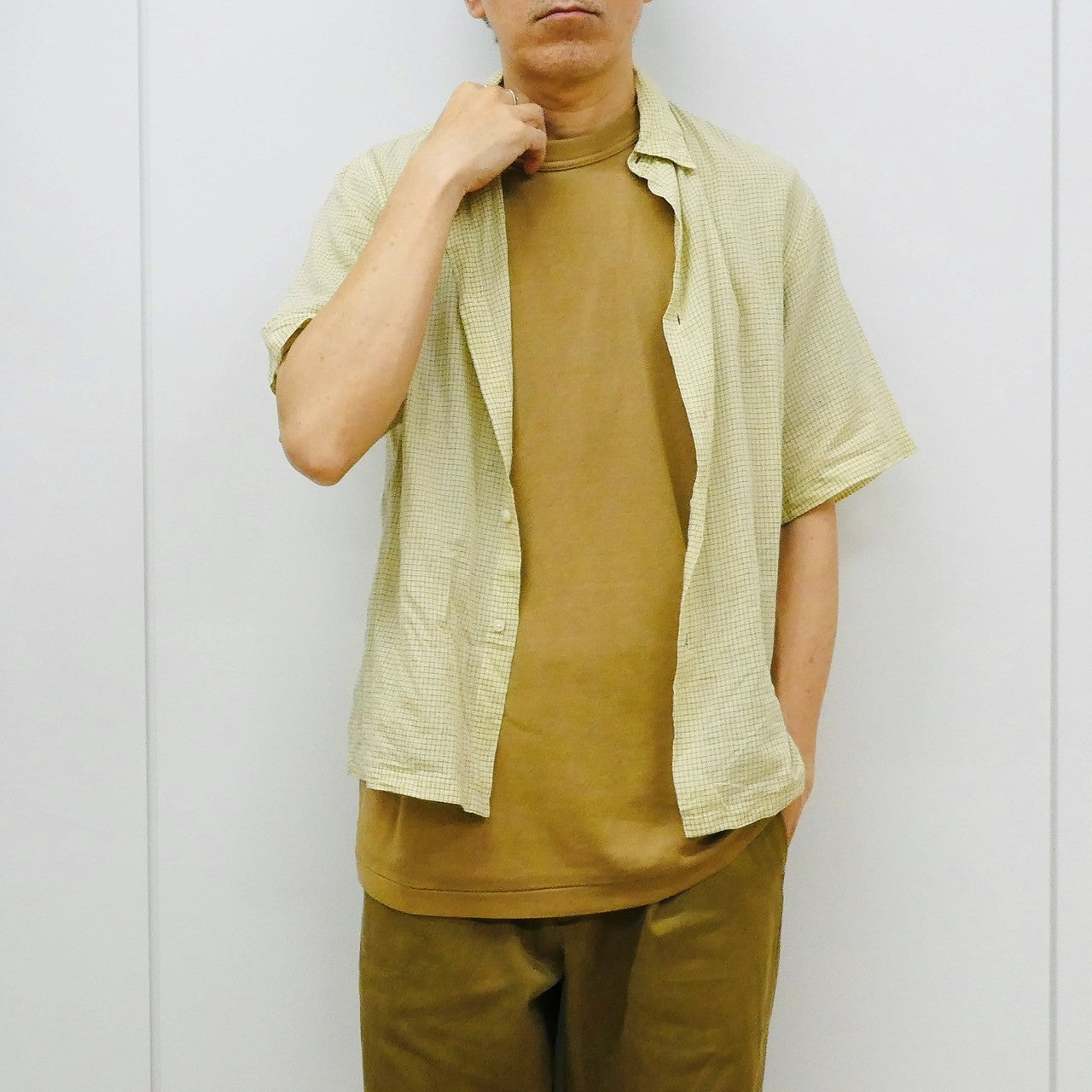 GOLD RELAX FIT PIGMENT DIE T-SHIRTS