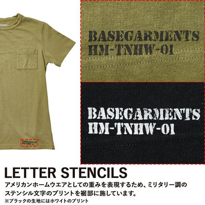 ベースガーメンツ ヘビーウエイト クルーネックTシャツ