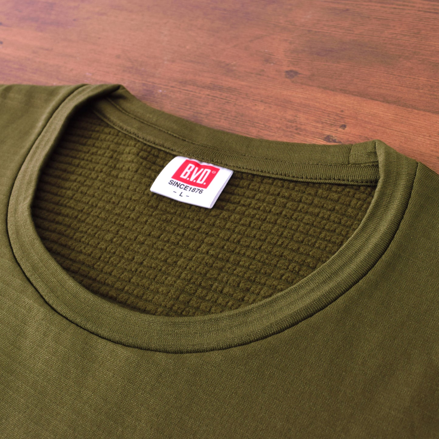 【Mens】瞬暖GRID-TEC+ Crew-neck Thumbhole