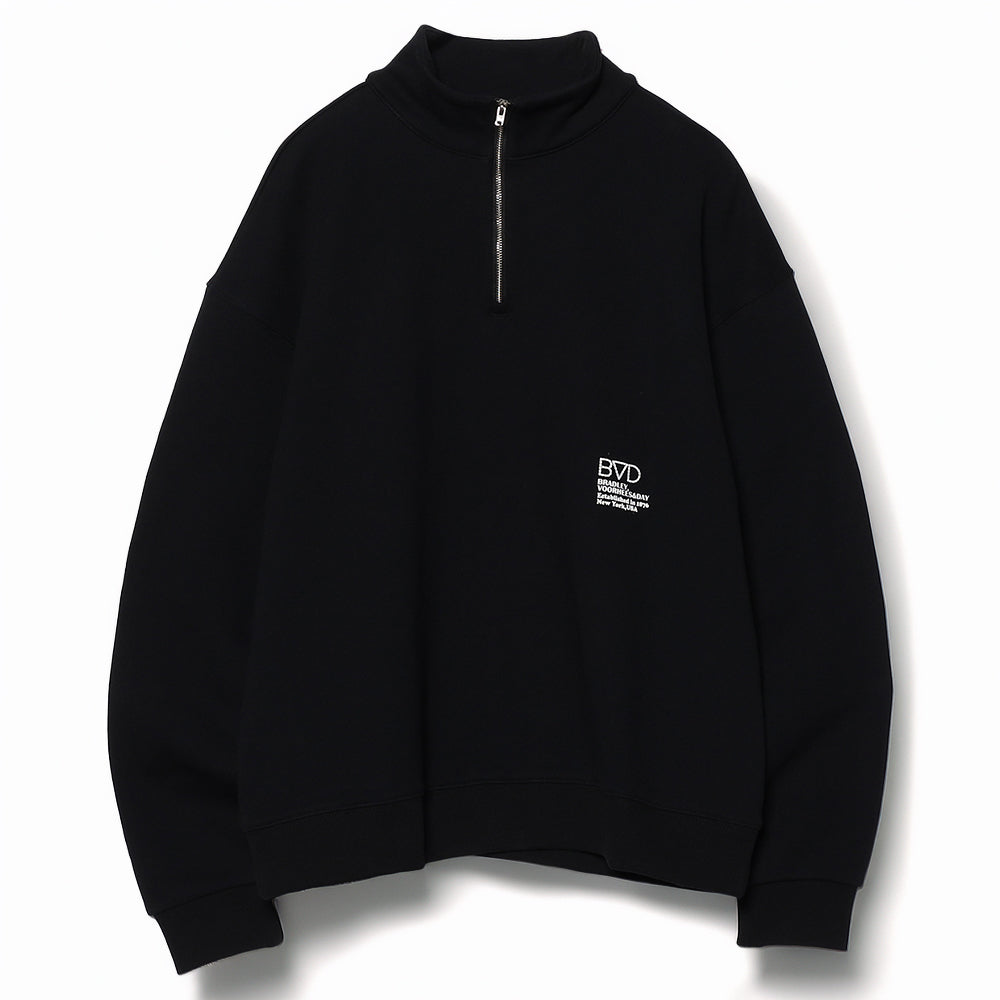DOT LOGO HALF ZIP SWEAT