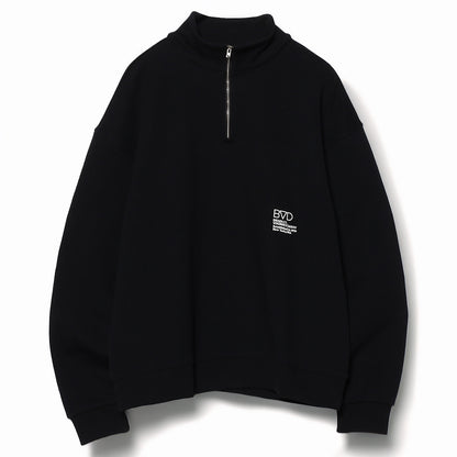 DOT LOGO HALF ZIP SWEAT