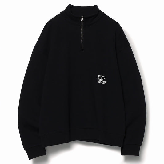 DOT LOGO HALF ZIP SWEAT