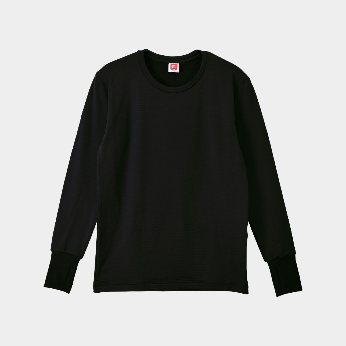 【Mens】瞬暖GRID-TEC+ Crew-neck Thumbhole