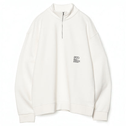 DOT LOGO HALF ZIP SWEAT