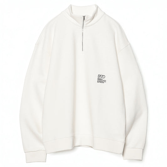 DOT LOGO HALF ZIP SWEAT