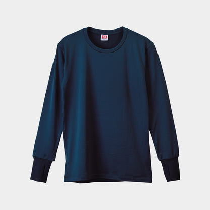 【Mens】瞬暖GRID-TEC+ Crew-neck Thumbhole