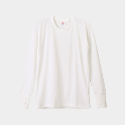 【Mens】瞬暖GRID-TEC+ Crew-neck Thumbhole