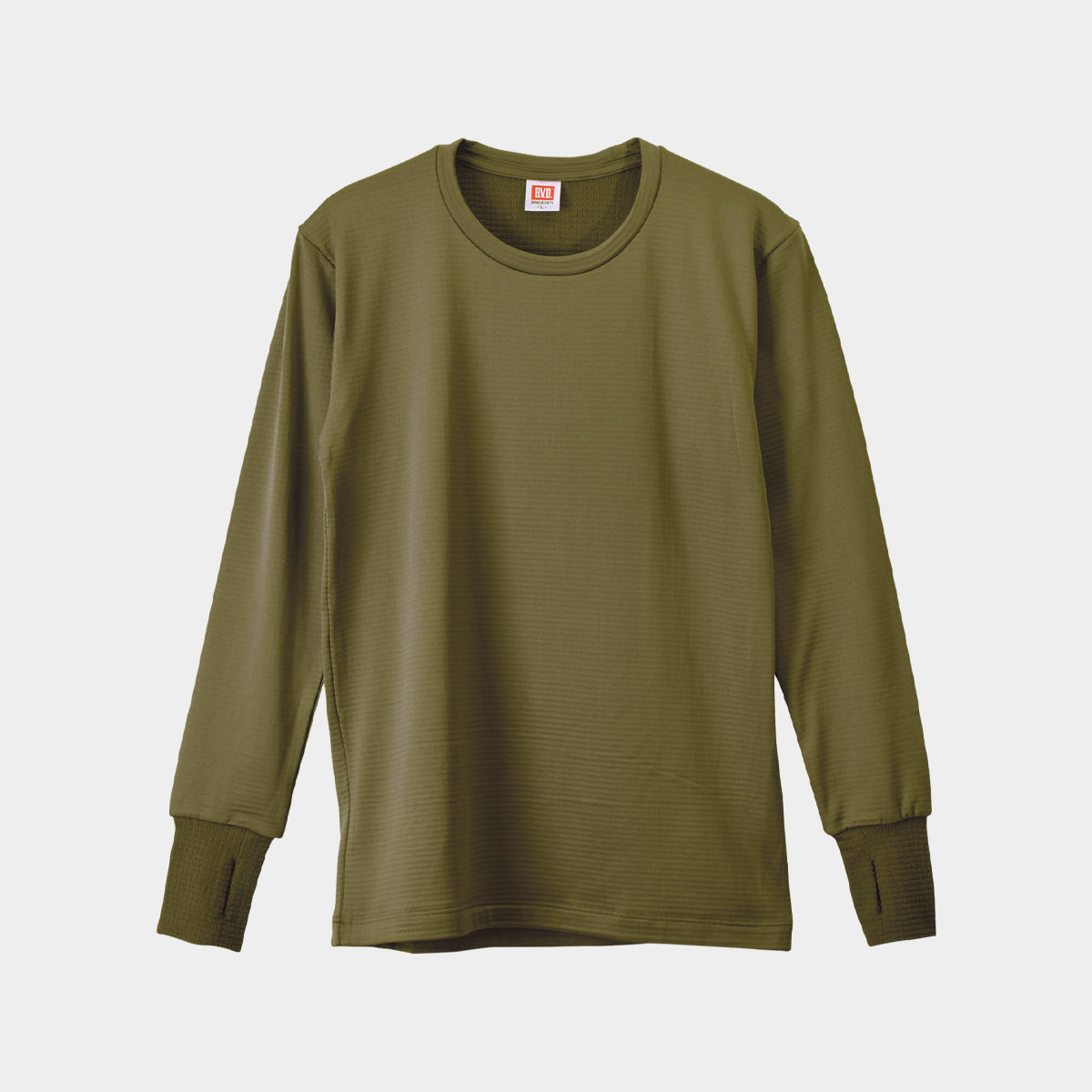 【Mens】瞬暖GRID-TEC+ Crew-neck Thumbhole