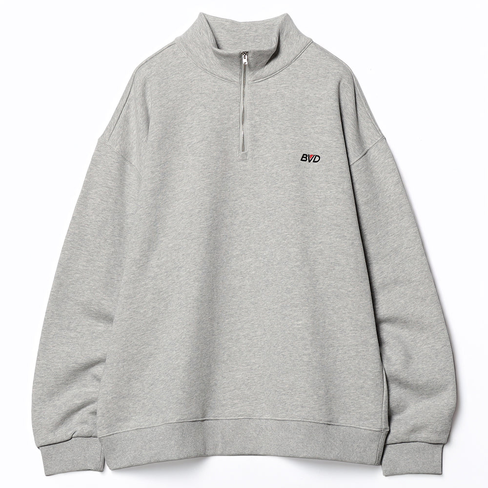 SMALL LOGO HALF ZIP SWEAT