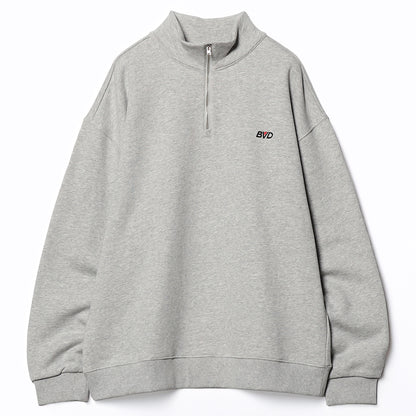 SMALL LOGO HALF ZIP SWEAT
