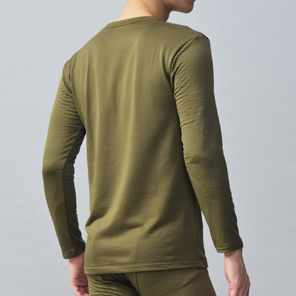 【Mens】瞬暖GRID-TEC+ Crew-neck