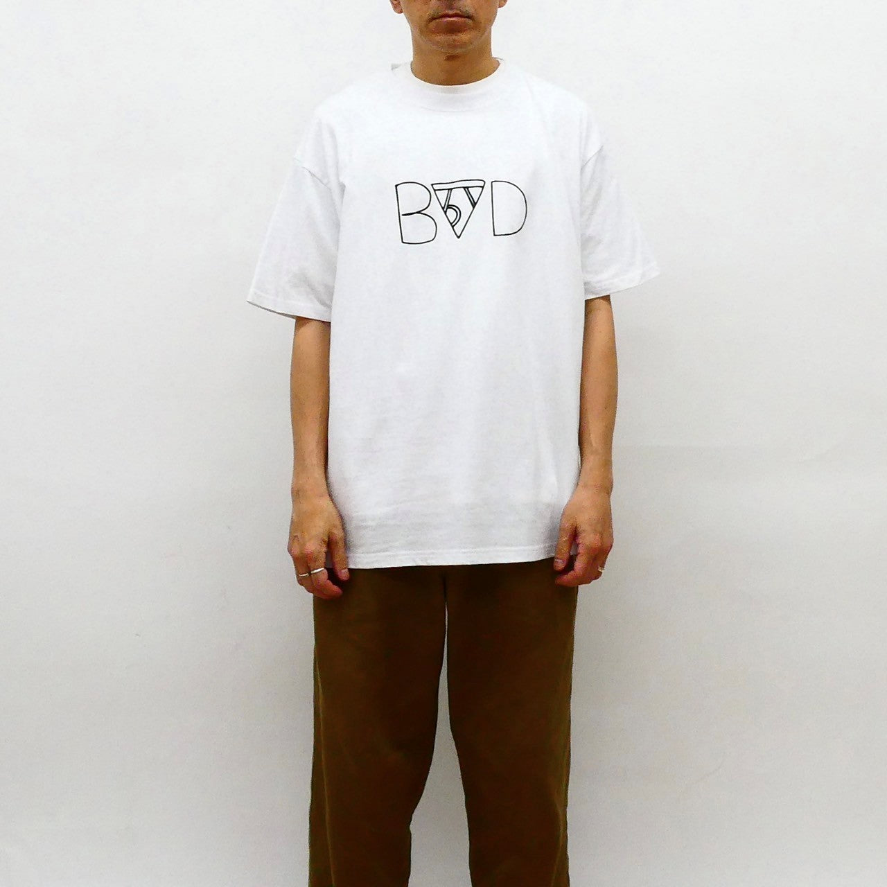 B.V.D.×KEN KAGAMI(BRIEFS LOGO)TEE
