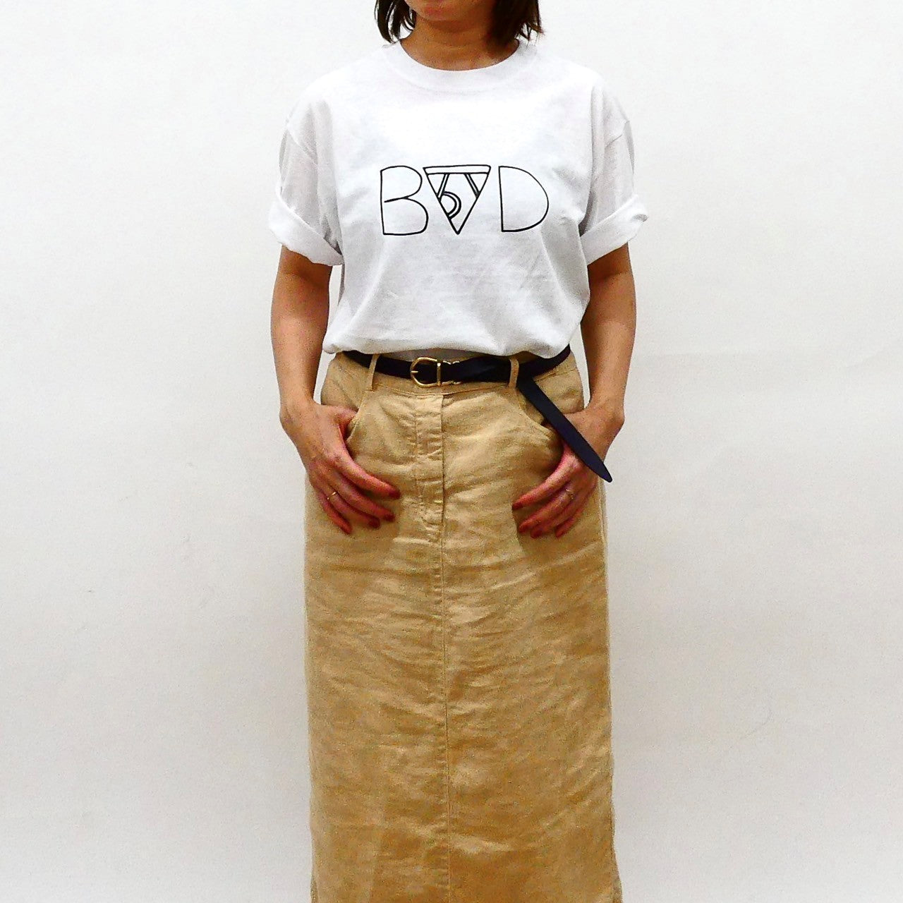 B.V.D.×KEN KAGAMI(BRIEFS LOGO)TEE