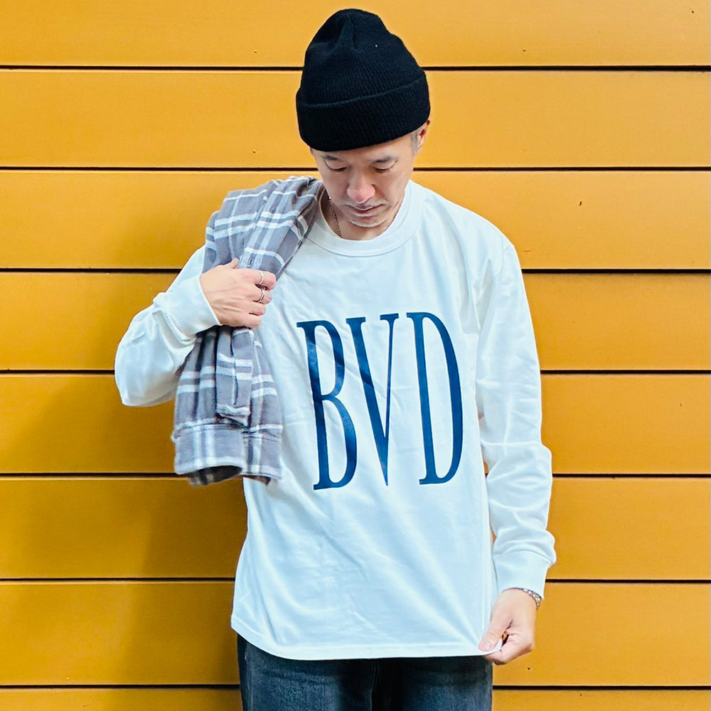 BVD LOGO HEAVY L/S TEE
