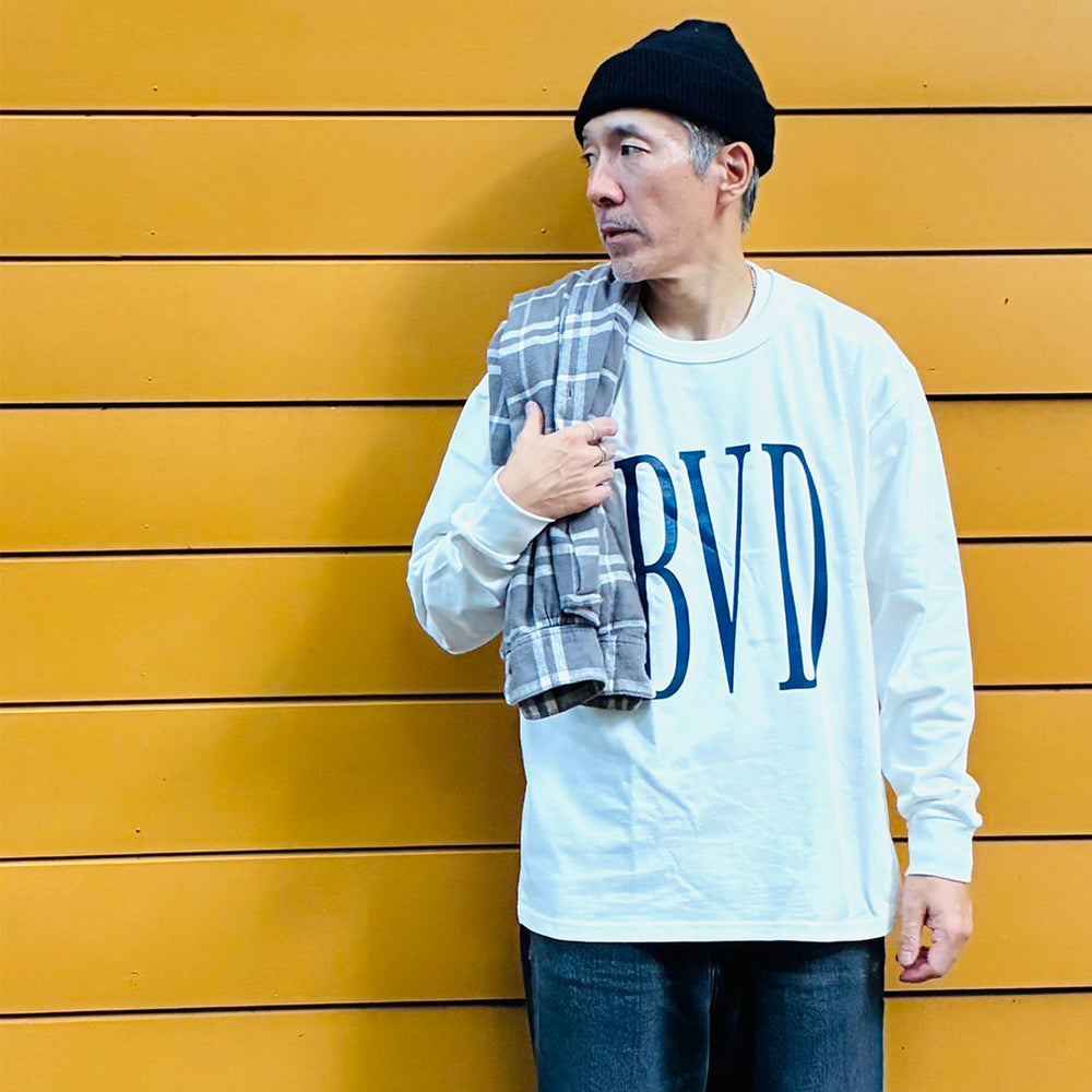 BVD LOGO HEAVY L/S TEE