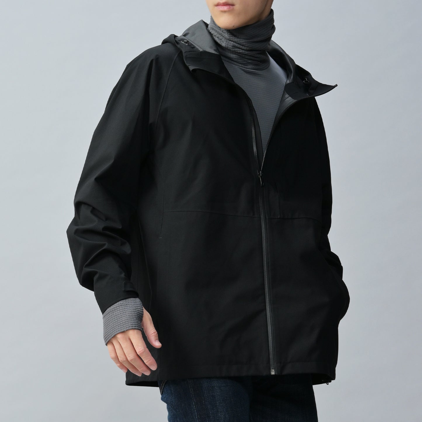 【Mens】瞬暖 GRID-TEC+ Turtleneck Thumbhole