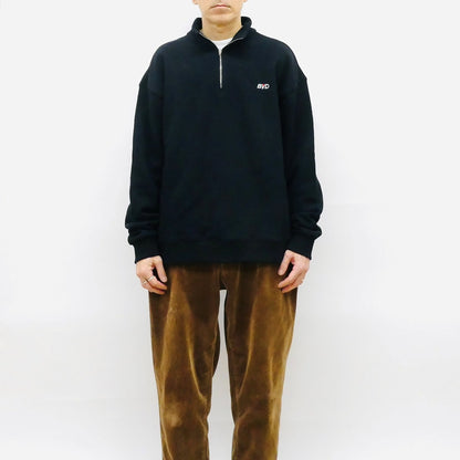 SMALL LOGO HALF ZIP SWEAT