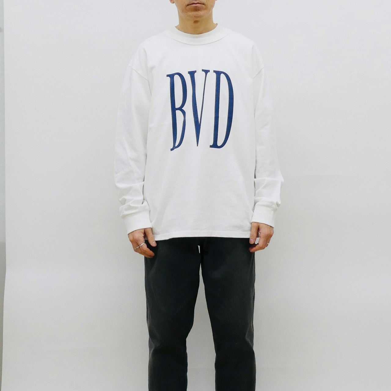 BVD LOGO HEAVY L/S TEE