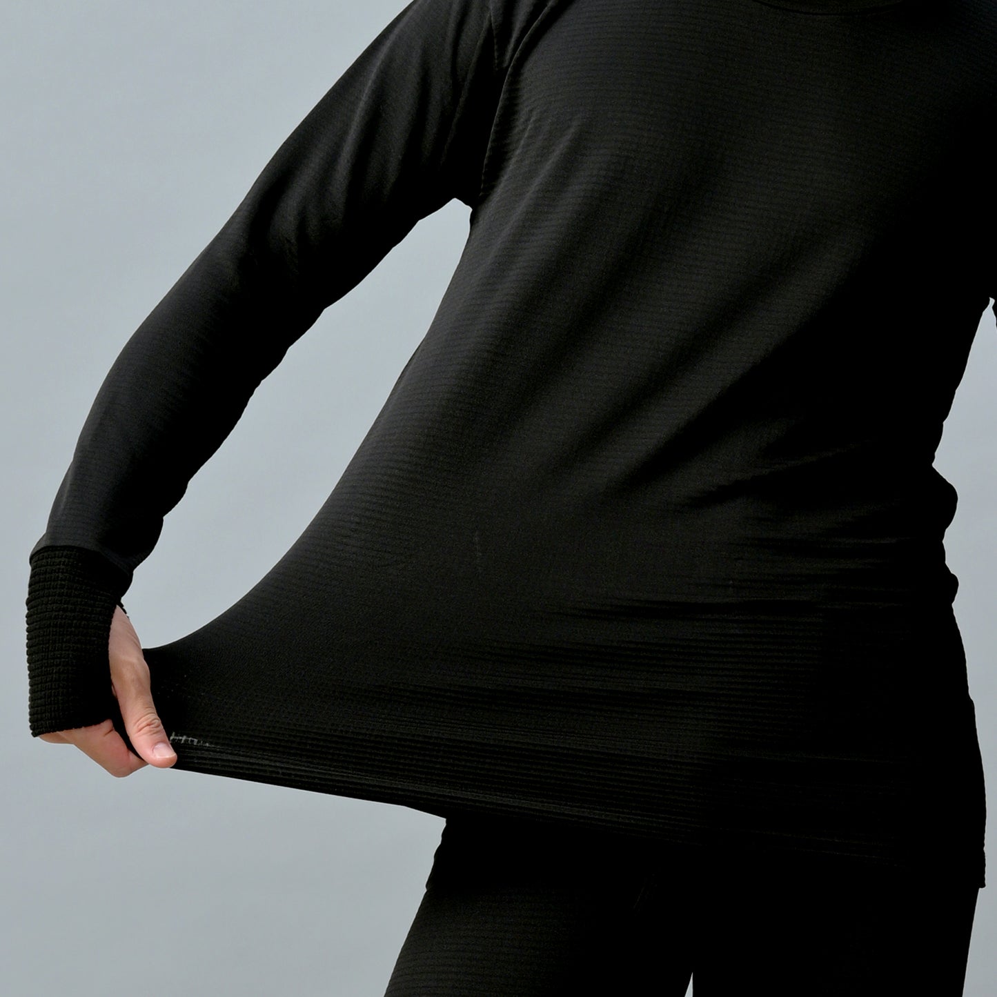 【Mens】瞬暖 GRID-TEC+ Turtleneck Thumbhole