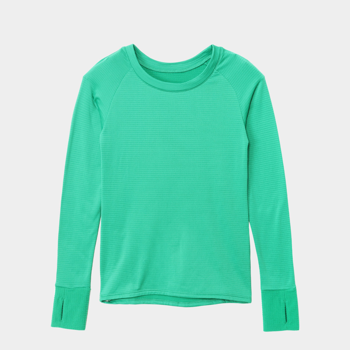 【Ladies】瞬暖GRID-TEC+ Ladies Crew-neck Thumbhole