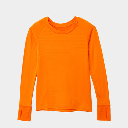 【Ladies】瞬暖GRID-TEC+ Ladies Crew-neck Thumbhole