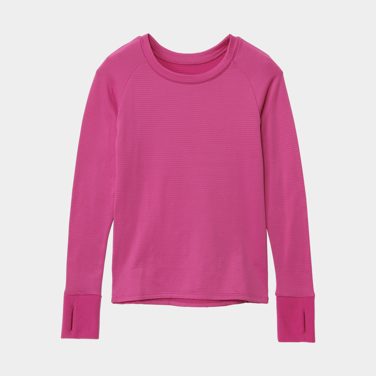 【Ladies】瞬暖GRID-TEC+ Ladies Crew-neck Thumbhole