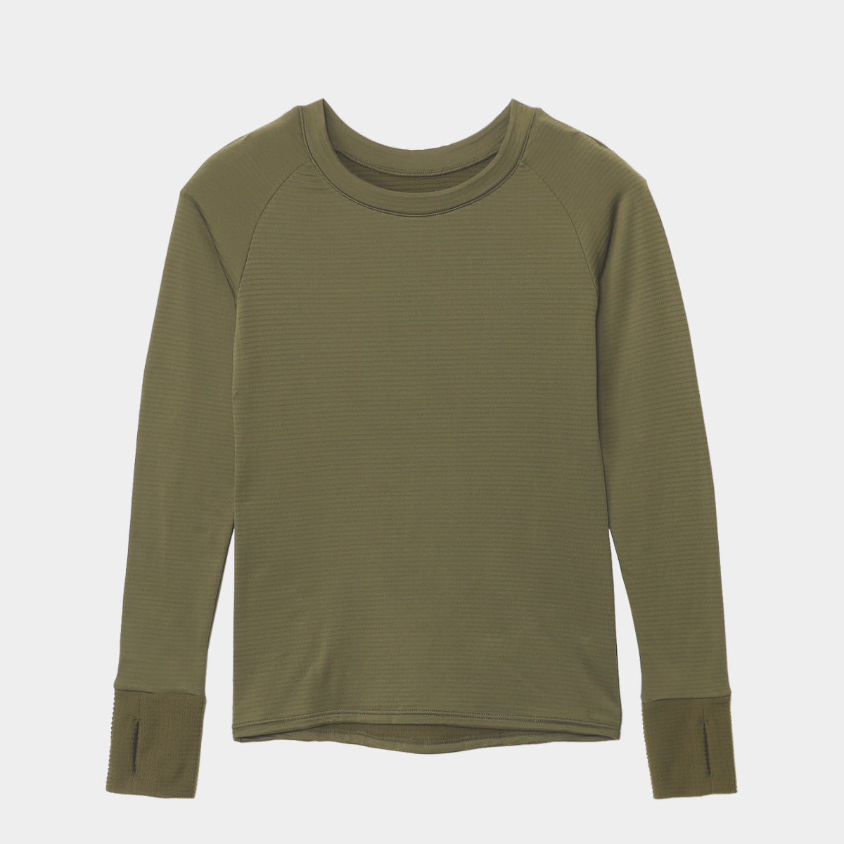 【Ladies】瞬暖GRID-TEC+ Ladies Crew-neck Thumbhole