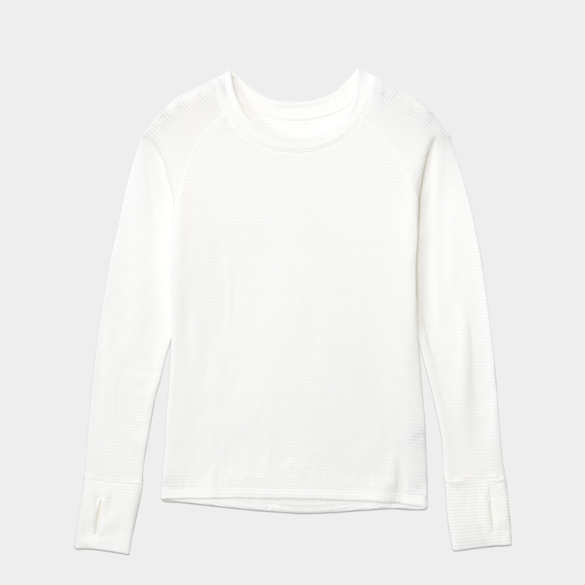 【Ladies】瞬暖GRID-TEC+ Ladies Crew-neck Thumbhole