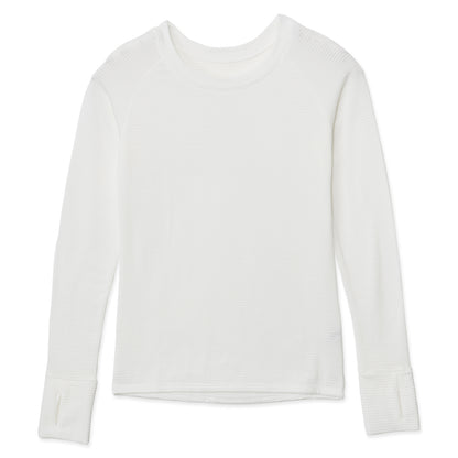 【Ladies】瞬暖GRID-TEC+ Ladies Crew-neck Thumbhole