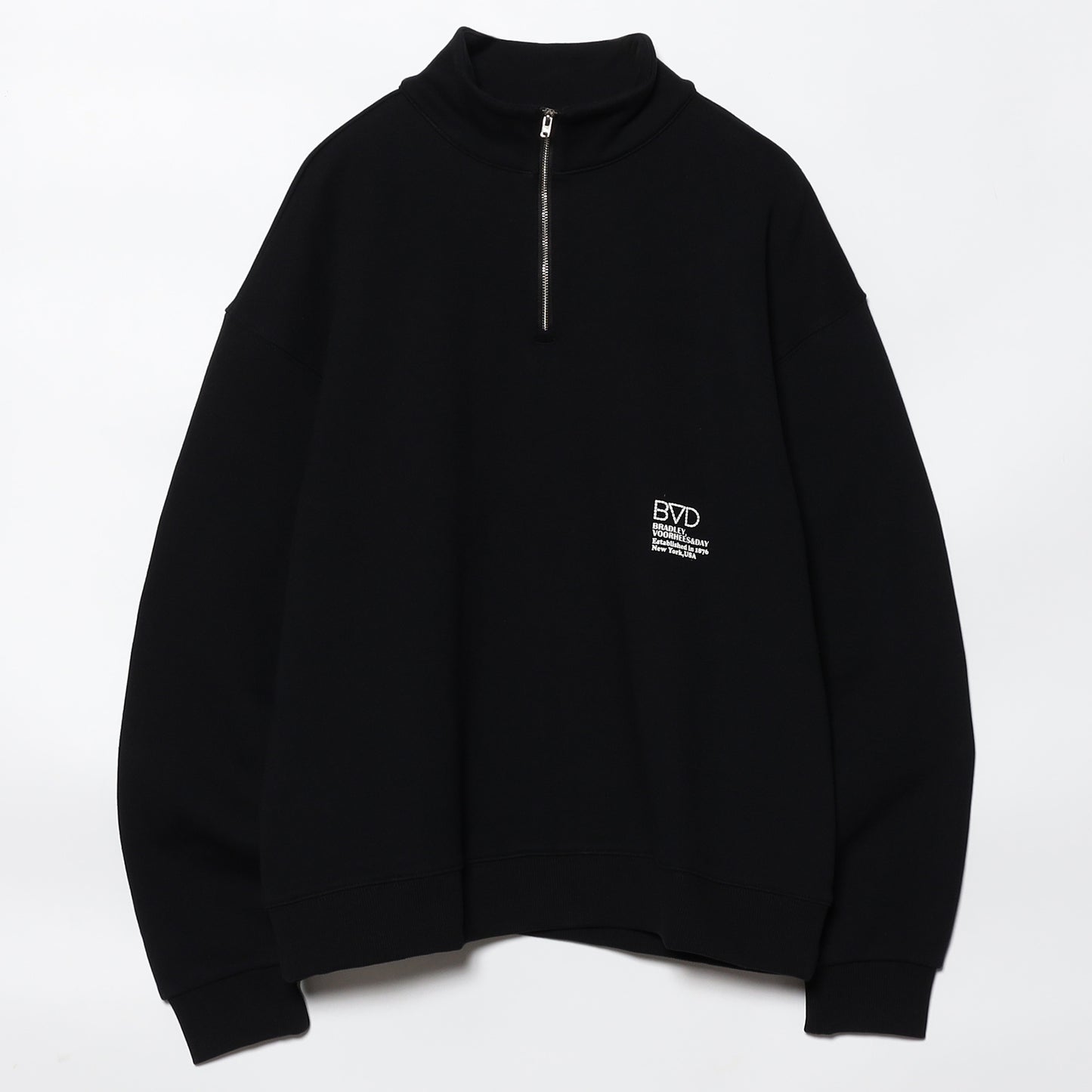 DOT LOGO HALF ZIP SWEAT