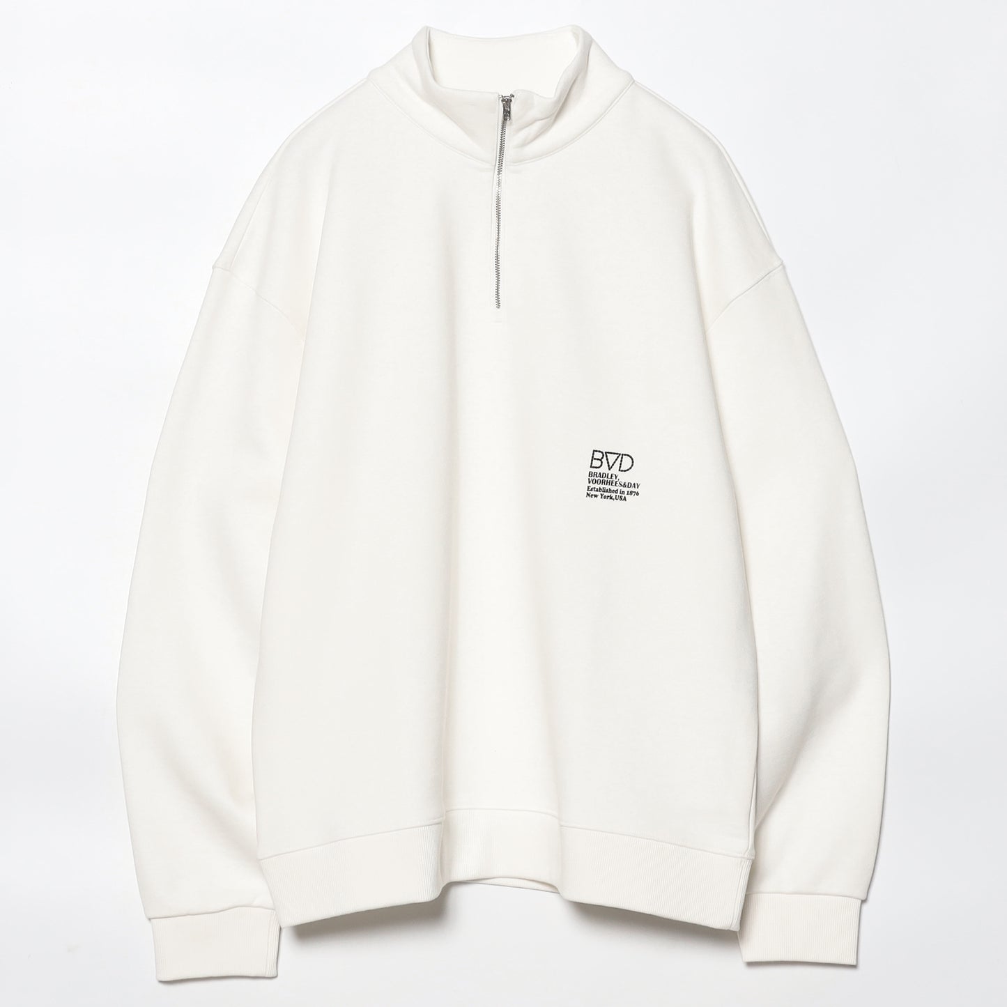 DOT LOGO HALF ZIP SWEAT