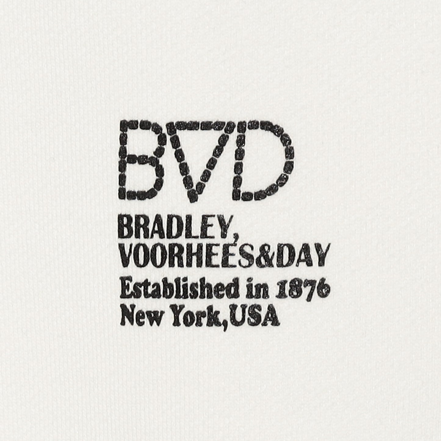 DOT LOGO HALF ZIP SWEAT