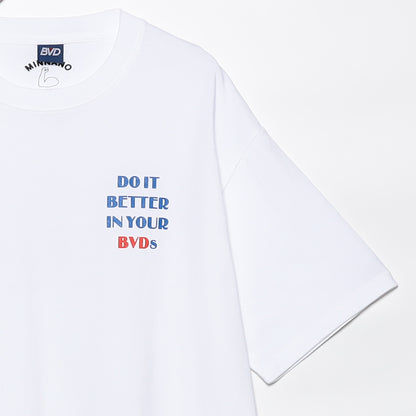 B.V.D.×MINNANO (DO IT BETTER) TEE