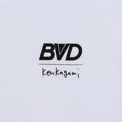 B.V.D.×KEN KAGAMI(BRIEFS LOGO)TEE