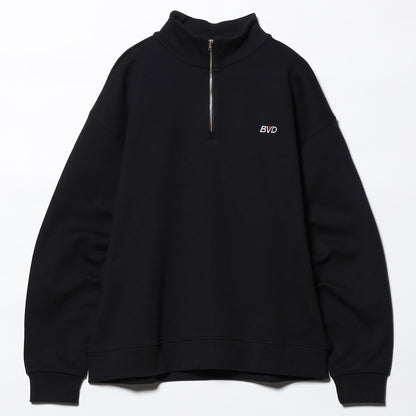 SMALL LOGO HALF ZIP SWEAT