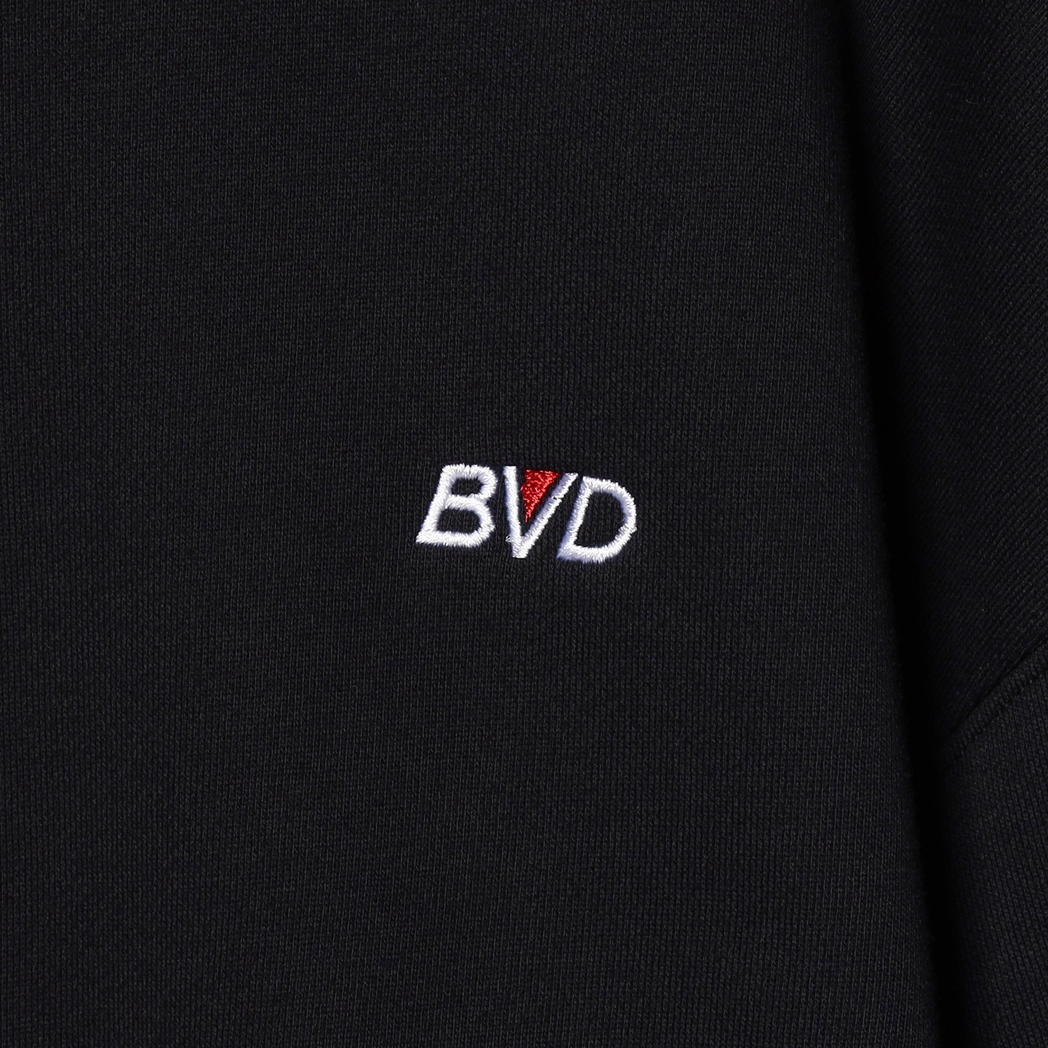 SMALL LOGO HALF ZIP SWEAT | B.V.D. 11oz ヘビーウェイト ハーフ