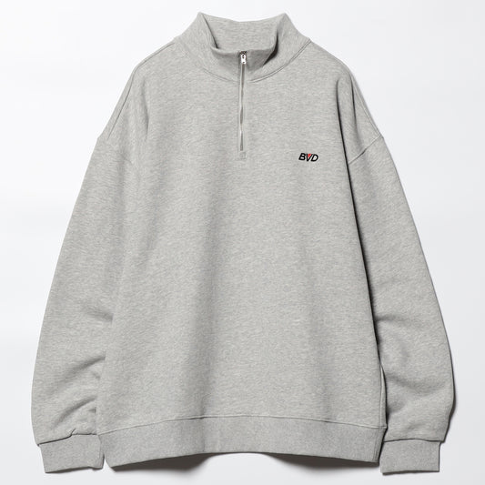 SMALL LOGO HALF ZIP SWEAT