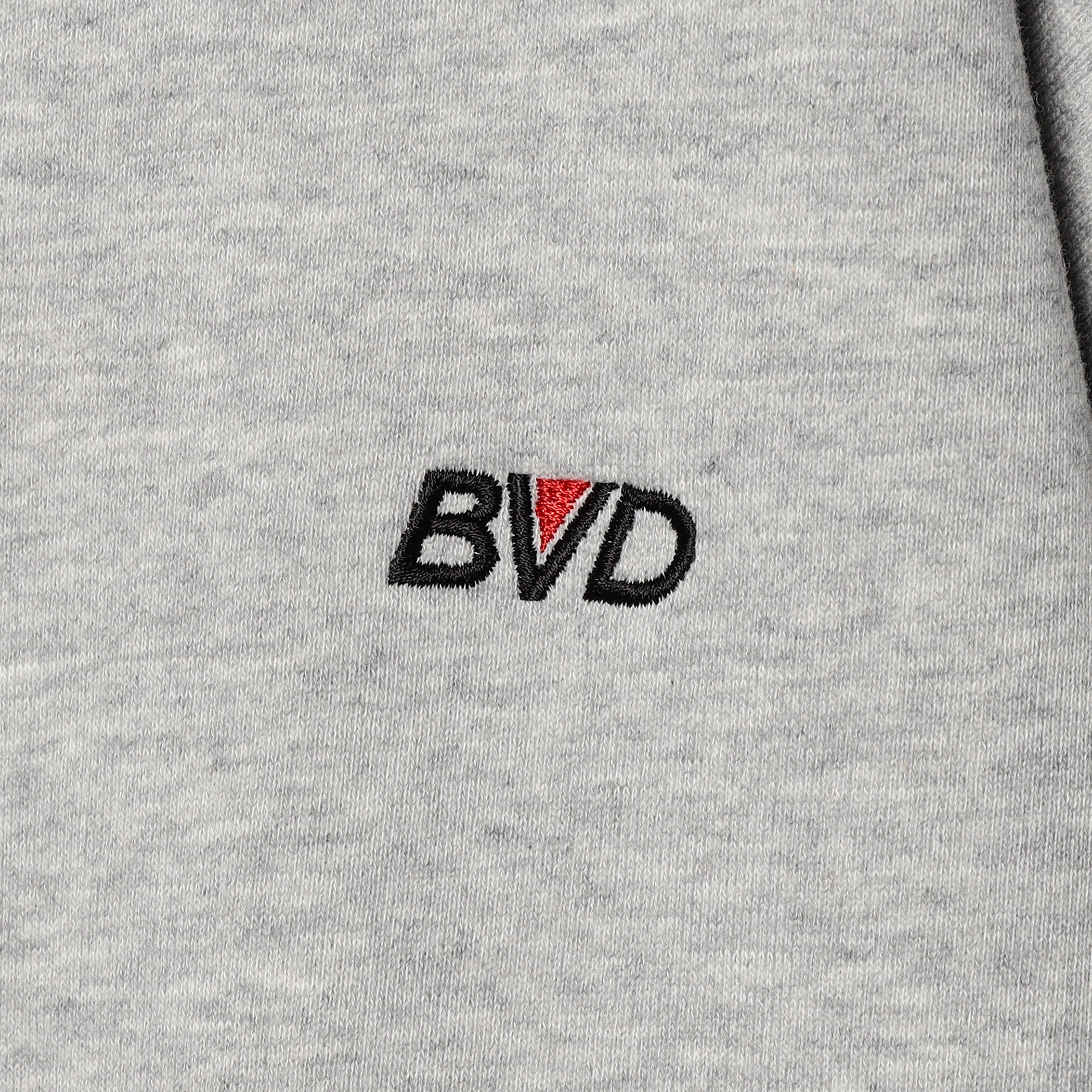 WATWING WAMロゴ ハーフジップ Mサイズ グレー SMALL LOGO HALF ZIP SWEAT | B.V.D. 11oz ヘビーウェイト ハーフ