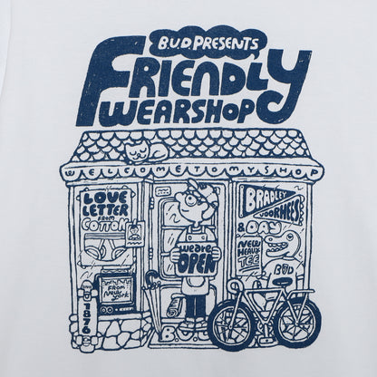B.V.D.×TACT SATO FRIENDLY WEAR SHOP TEE