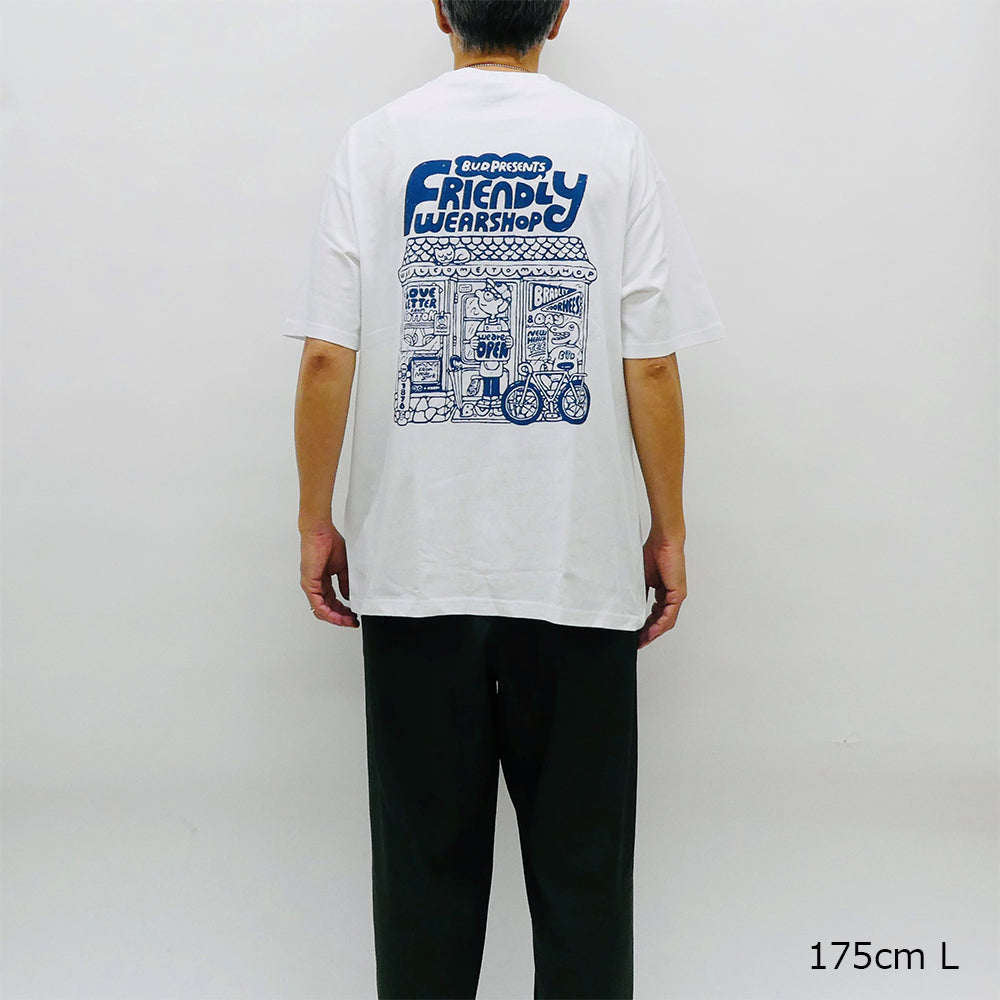 B.V.D.×TACT SATO FRIENDLY WEAR SHOP TEE