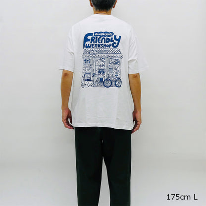 B.V.D.×TACT SATO FRIENDLY WEAR SHOP TEE