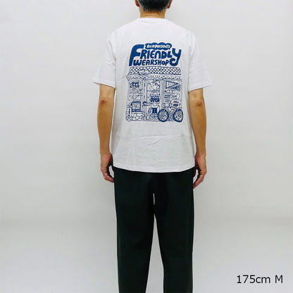 B.V.D.×TACT SATO FRIENDLY WEAR SHOP TEE