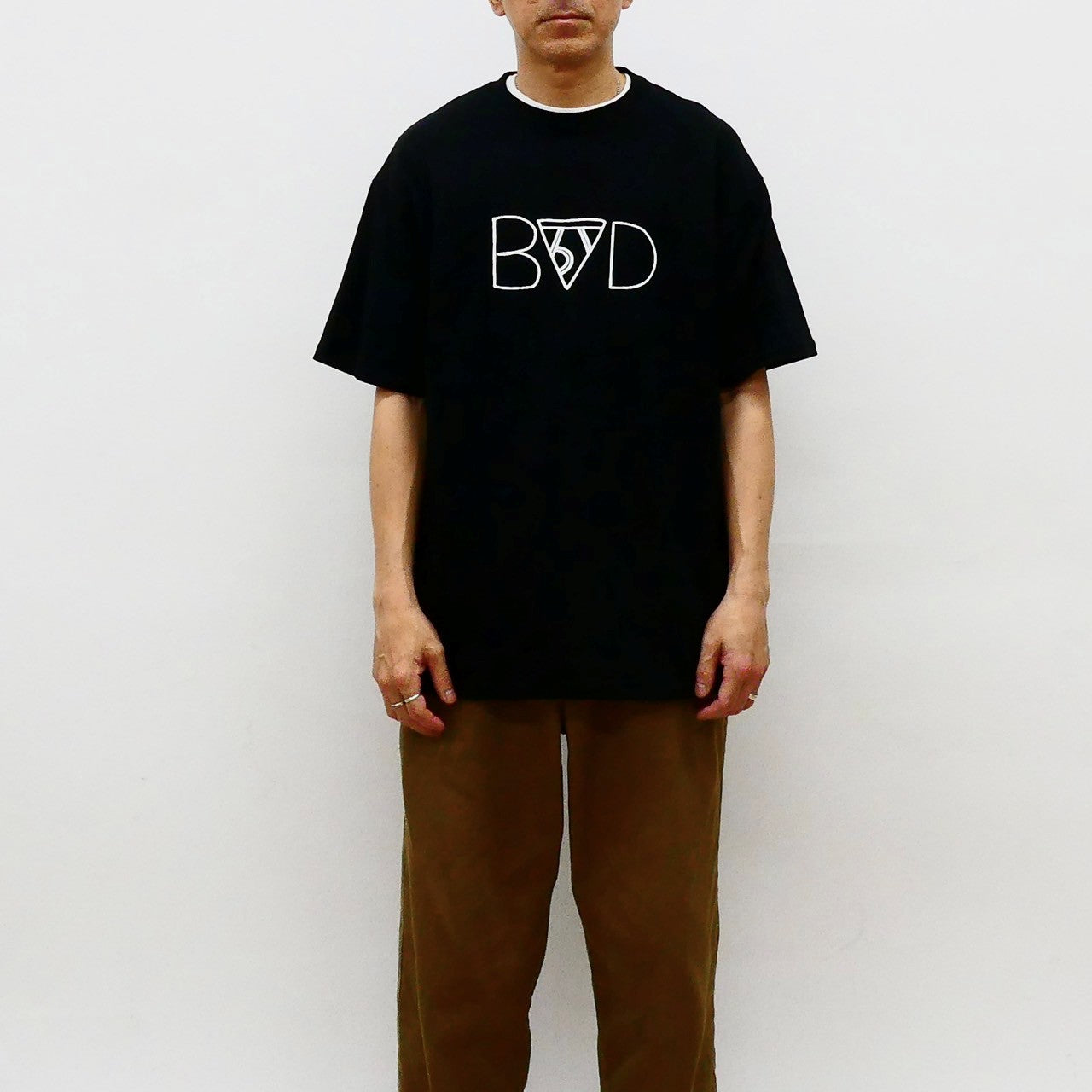 B.V.D.×KEN KAGAMI(BRIEFS LOGO)TEE