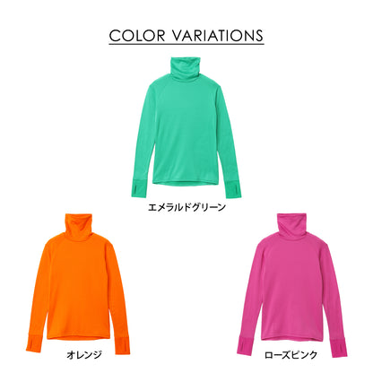 【Ladies】瞬暖 GRID-TEC+ Ladies Turtleneck Thumbhole